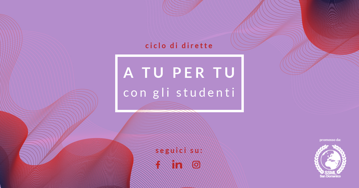 Diretta Streaming “A tu per tu con gli studenti” – Federica Loddi